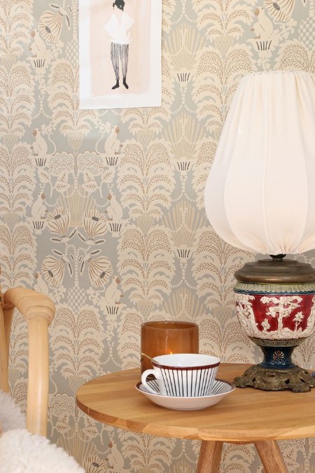 Bild på Hello Monkey Pale sage green - 162-01